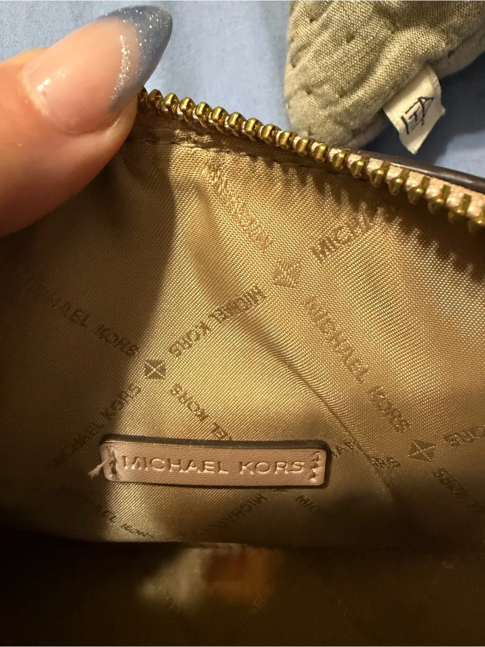 Michael Kors Blush Pink Mini Satchel with Gold Hardware